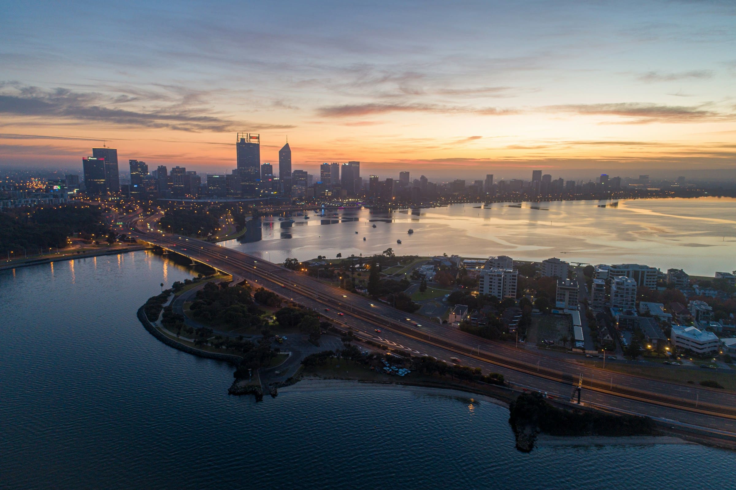 Perth in the evening light